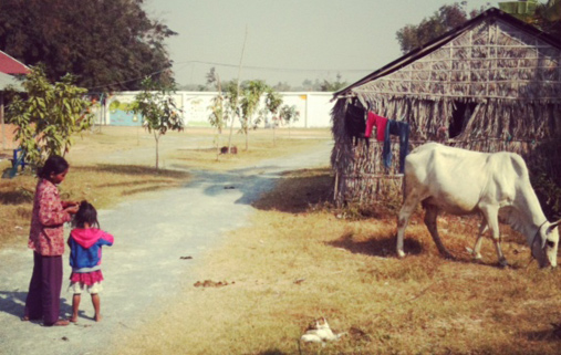 Community school in rural Cambodia.